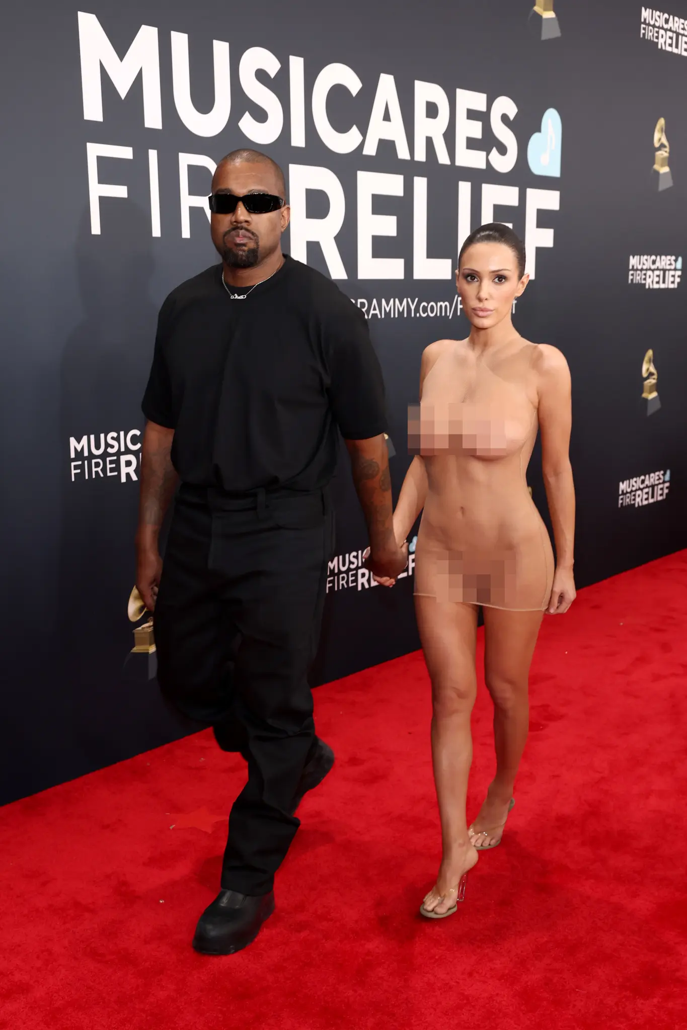 Kanye West and Bianca Censori Removed from 2025 Grammys by Authorities